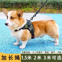 ✚►❈ สายจูงสุนัขยาว 2 เมตร ยาว 3 เมตร เชือกจูงสุนัขแบบยืดหดได้ Teddy Corgi โซ่สุนัขขนาดใหญ่ขนาดเล็ก