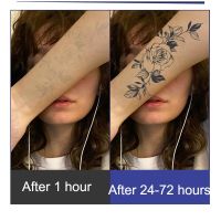 Herbal Juice Tattoo Sticker Long Lasting 15 Days Waterproof And Sweatproof Temporary Tattoo For Men And Women Stickers