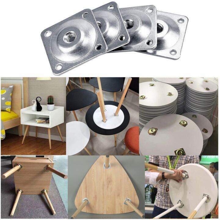 slope-table-feet-fixing-plate-4-angled-sofa-legs-mounting-bracket-set-with-screws-furniture-hardware-corner-brackets