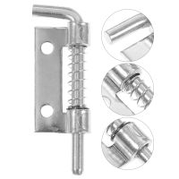 10 Pcs Spring Latch Barrel Bolt Gate Enclosed Trailer Door Loaded Movable Hinge Locked Plunger Garage Door Hardware Locks Metal film resistance