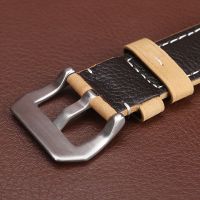 ▶★◀ Suitable for Panerai genuine leather watch strap men handmade watch strap Panerai watch 22 2
