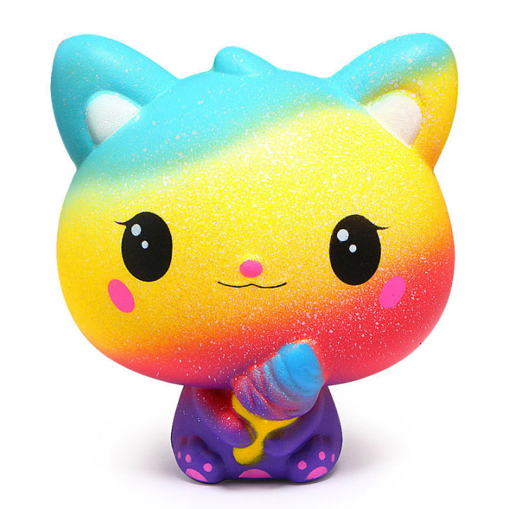 kawaii-การ์ตูน-galaxy-กวางน่ารัก-squishy-cat-jumbo-ของเล่นช้า-rising-cream-scented-squeeze-ของเล่นของขวัญแปลกใหม่สำหรับของขวัญเด็ก