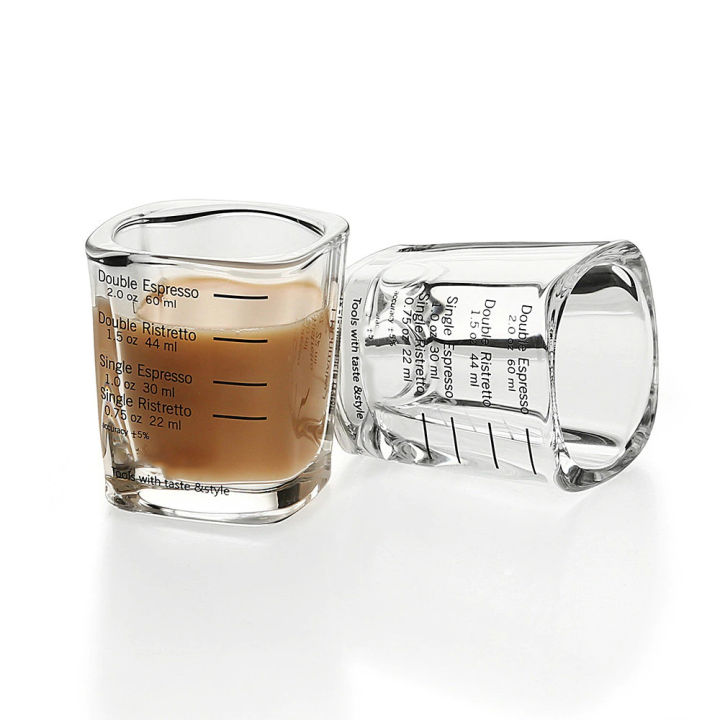 Espresso shot glass Gelas Takar Kopi Expresso Sloki Shot espresso 60ml