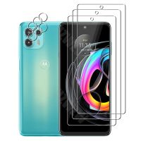 For Motorola Edge 20 Lite / Motorola Edge 20 Fusion Camera Lens Film and Phone Protective Tempered Glass Screen Protector