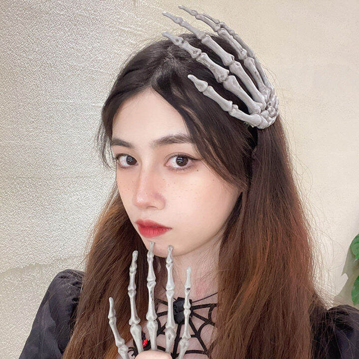 fashion-hand-party-halloween-skeleton-hair-womens-clip-skull-large-harajuku