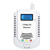 Carbon Monoxide Detector Gas Detector Gas Alarm Sensor Methane Propane ,Gas Leak Detector EU Plug