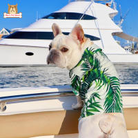 BP【ready Stock】Dog Shirt Floral Hawaii Summer Shirts Casual Pet Dog Clothing For Small Dogs Corgi French BulldogCOD【cod】