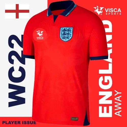 [ World Cup Jersey ] Three Lions Away Player Issue Jersey / Player