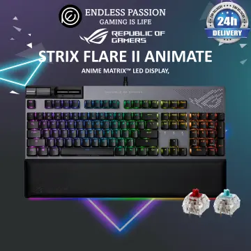  Buy ASUS Mechanical Gaming Keyboard - ROG Strix Scope RX, Optical Mechanical Switches, USB 2.0 Passthrough, 2X Wider Ctrl Key for  Greater FPS Precision