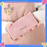 【New Arriva✨ 】Frosted Surface Thin Purse with Multi Cards Slot for Women Student