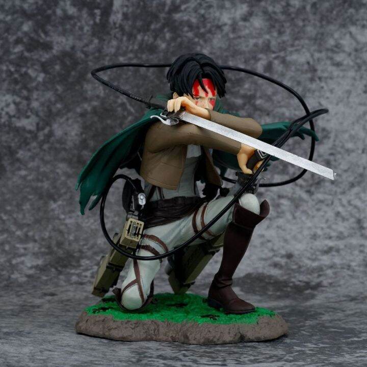 XFZHG PVC Anime Ackerman Miniatures Toy Figures Attack on Titan