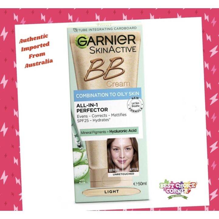 BEST SALE! Garnier BB Cream All-In-One Perfector Oil Free Light SPF 25 ...