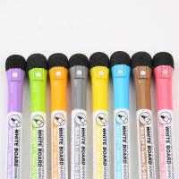1 Set School Classroom Supplies Magnetic Erasable Whiteboard Pens Markers Dry Eraser Pages Childrens Drawing Pen Board Markers