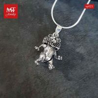 MT จี้เงินแท้  สิงโต (ขยับได้) งานรมดำ Solid 925 Sterling Oxidized Silver Lion Movable Pendant (sp021) MT Jewelry มณีธารา