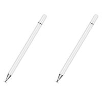 2X Stylus Pen Universal Contact Screen Drawing Pen for Android IOS iPad iPhone Samsung Huawei Tablet Lenovo Xiaomi White