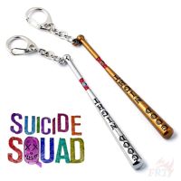 ❉Suicide Squad Keychains❉ Harley Quinn Baseball Bat Metal Pendant Keyring