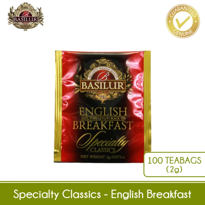 BASILUR TEA "Specialty Classics" English Breakfast (Horeca - 2g X 100En ...