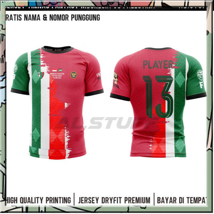 408The pinakabagong Premium in Indonesia x Palestine Jersey Shirt 2023 ...