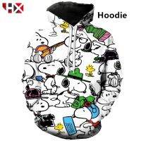 2023 NewCLOOCL PEANUTS Comics Snoopy 3D พิมพ์ผู้ชายผู้หญิง Harajuku Hoodies