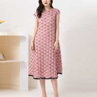 Miyake fold fold manual square color dress is the new 2022 summer dress tide in the loose and comfortable big code