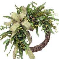 Everyday Pod Wreath Fall Wreath Indoor Wall Decor Ornament,outdoor Christmas For Front Door,festival Celebration/wall/window