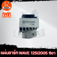 แผ่นชาร์ท แผ่นชาร์จ สำหรับ HONDA WAVE125i 2005 ไฟเลี้ยวบังลม / ฮอนด้า เวฟ125ไอ 2005 ไฟเลี้ยวบังลม