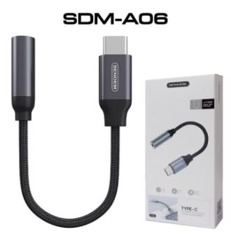 Sendem A06/A10 TYPE-C TO 3.5MM/Jack Adapter Type-C TO Type-C + Type-C สายแปลง หูฟัง ฟังเพลง คุยโทรศัพท์