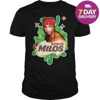 เสื้อยืดคุณภาพดี ? Ricardo milos Funny parody เสื้อยืดกีฬาสำหรับผู้ชาย