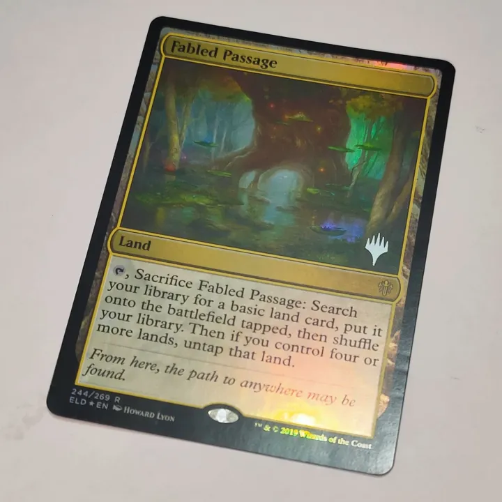 Mtg Card Promo Pack Foil Fabled Passage Magic The Gathering Trading Card Game Land Lazada Ph