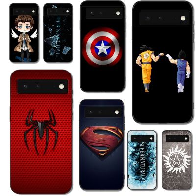 Luxury Case For Google Pixel 6 pro Case Back Phone Cover Protective Soft Silicone Black Tpu Brand Logo