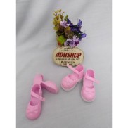 Giày búp bê nhựa màu hồng cho búp bê 60cm