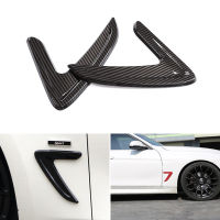 2pcs Car Styling Side Wing Air Flow Fender Grill Outlet Intake Vent Trim For BMW 3 Series F30 2013 2014 2015 2016 2017 2018