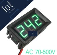 LED Digital Voltmeter AC 70-500V ขนาด 0.56 นิ้ว สีเขียว