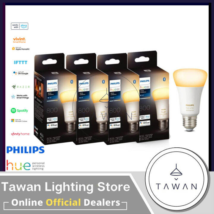 [ประกันศูนย์ 2 ปี] [Sweety Set] Philips Hue White Ambiance 7W With ...