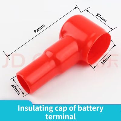 5piece Pipe type Sheath PVC Insulated Rubber Sheath Battery Cable Connector Soft Sheath Silicone Terminal Protective Sleeve