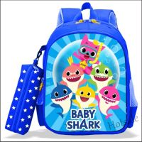 【hot sale】卐▪ C16 Premium Quality BABY SHARK Character Childrens School Backpack BONUS Pencil Case For Boys And Girls Kindergarten Early Childhood Elementary School