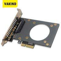 U.2 SFF-8639ไปยัง PCI-E X4ไรเซอร์การ์ด4000MB/S การ์ดอะแดปเตอร์ขยายการ์ดต่อดีไซน์ลายโปร่งการ์ดต่อขยายที่แข็งแกร่งเคสระบายความร้อน GEN4สนับสนุนการ์ด SSD