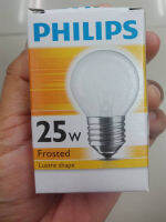 หลอดไฟปิงปองPHILIPS Frosted Lustre shape 25w สินค้าบรรจุ 1หลอดต่อกล่อง