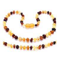 Amber Teething Necklace for Baby - No invoice, no price, no logo - 7 Sizes - 10 Colors - Ship from CN