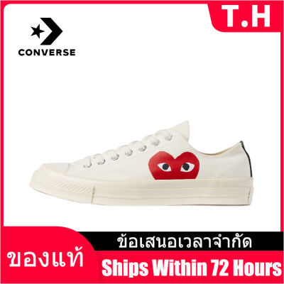 （Counter Genuine） CONVERSE CDG PLAY x CONVERSE 1970S Mens and Womens รองเท้าผ้าใบกีฬา C045 - The Same Style In The Mall