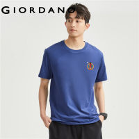 Giordano Men Print crewneck short sleeve tee Free Shipping 91093071