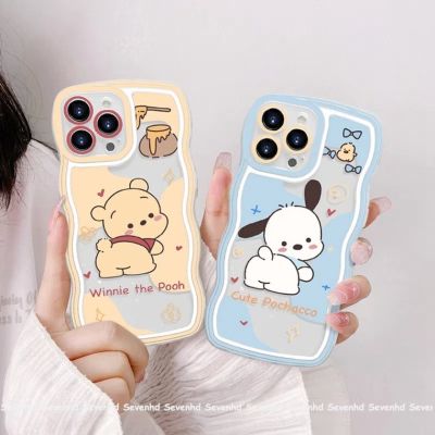 เคสโทรศัพท์มือถือ แบบนิ่ม ลายการ์ตูนหมีพูห์ สําหรับ iPhone 14 13 12 Xs Xr X 7 8 6 6s