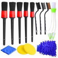 【Big-Sales】 Motorbike Decorations Corner 13Pcs Detailing Brush Set Car Er Brush Set For Ing รถยนต์รถจักรยานยนต์ภายในช่องระบายอากาศภายนอก