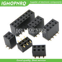 10PCS SMT 2.54มม. แถวคู่หญิง PCB Board Pin Header Socket Connector Pinheader 2*23461012162040Pin สำหรับ Arduino