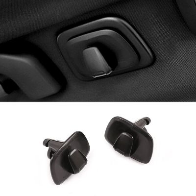 2Pcs Car ABS Interior Roof Hooks Clothes Hanger Hook Trim for Volvo V90 S90 XC40 XC60 XC90 2015-2020