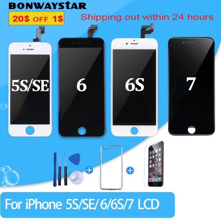 หน้าจอแอลซีดีขนาดเอเอเอชุดเปลี่ยนดิจิตอล-lcd-ประกอบสำหรับ-iphone-6-5s-6s-7-8-x-หน้าจอสัมผัสสำหรับ-iphone-5s-se-6-6s-7หน้าจอ-lcd