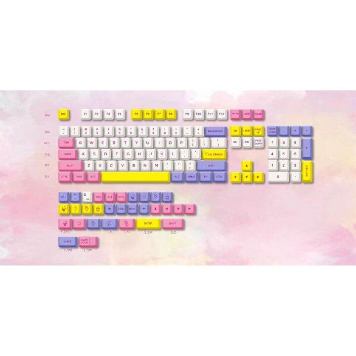 win-ชุดปุ่มกดไอศกรีม-135-คีย์-สําหรับคีย์บอร์ด-mx-pbt-dye-su