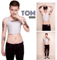 เสื้อกล้ามทอมแบบสวม ครึ่งตัว Tomcenter กระชับ รัด 99%