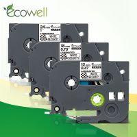 Ecowell ริบบิ้นสำหรับเครื่องพิมพ์3ชิ้น12/18/24มม. เข้ากันได้กับ SE3 SE4 SE5for เครื่องพิมพ์ฉลาก