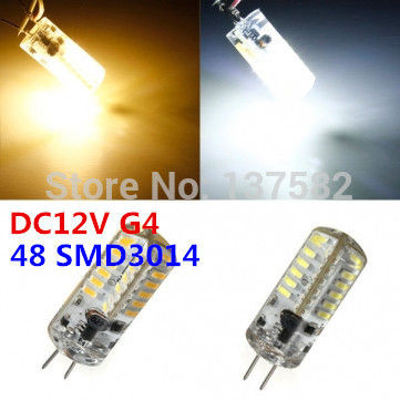 【❖New Hot❖】 gaqiugua6 Dc12v G4โคมไฟ Led 48Pcs Smd 3014 6W หลอดไฟ Led โคมไฟสไตล์วินเทจเปลี่ยนหลอดฮาโลเจน30วัตต์โคมไฟสีขาว/สีขาว5ชิ้น/ล็อต